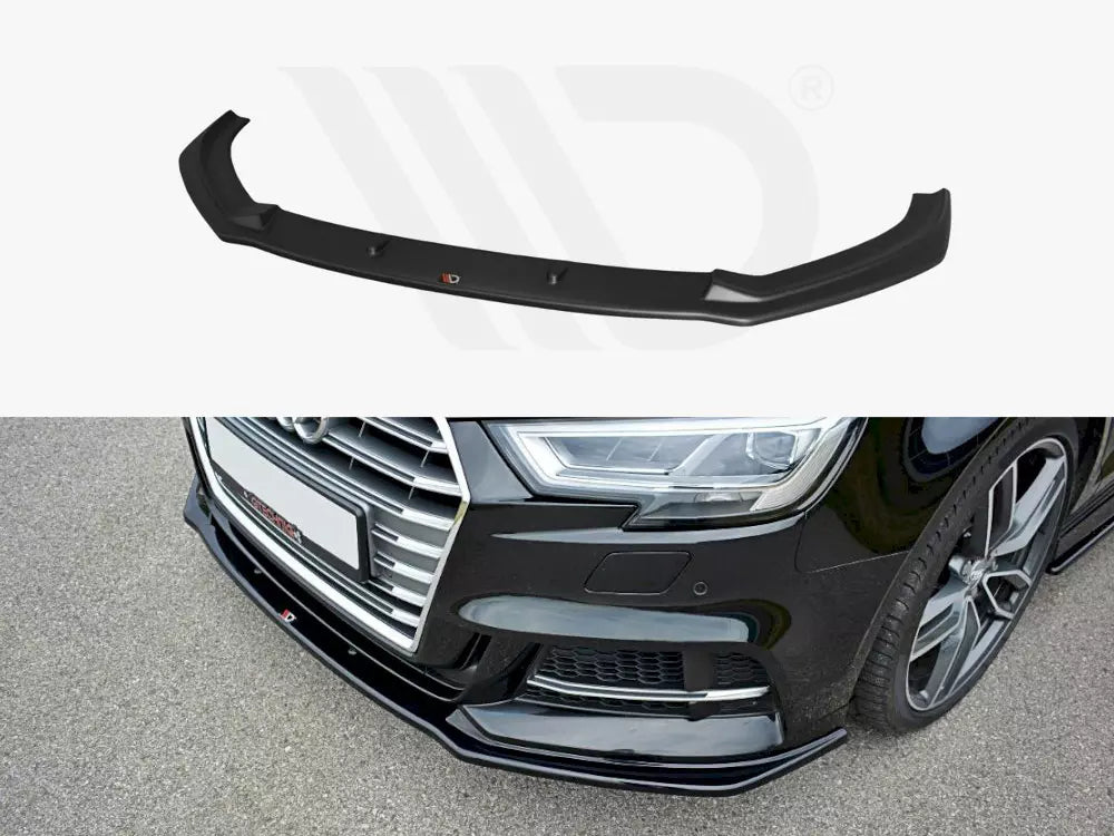 AUDI A3 / S3 8V.2 MAXTON STYLE GLOSS BLACK FRONT LIP