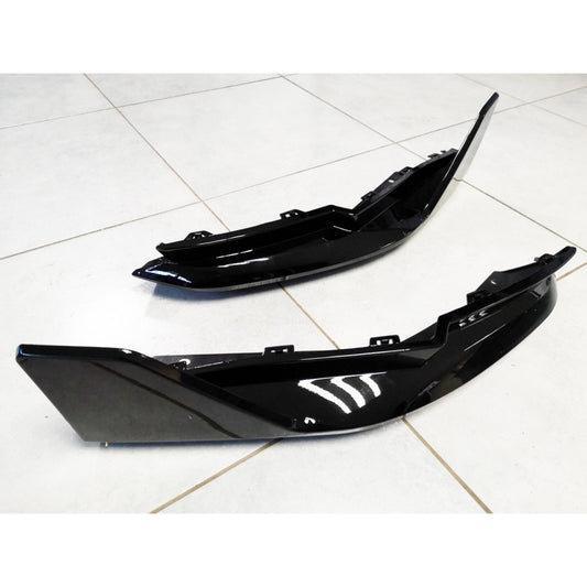 G82 M4 MP STYLE GLOSS BLACK REAR SPLITTERS
