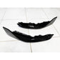 G82 M4 MP STYLE GLOSS BLACK REAR SPLITTERS