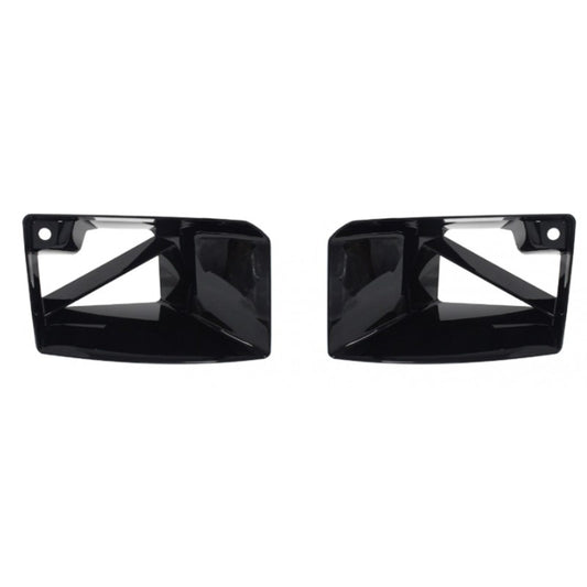 G87 M2 FRONT BUMPER GLOSS BLACK SIDE VENTS