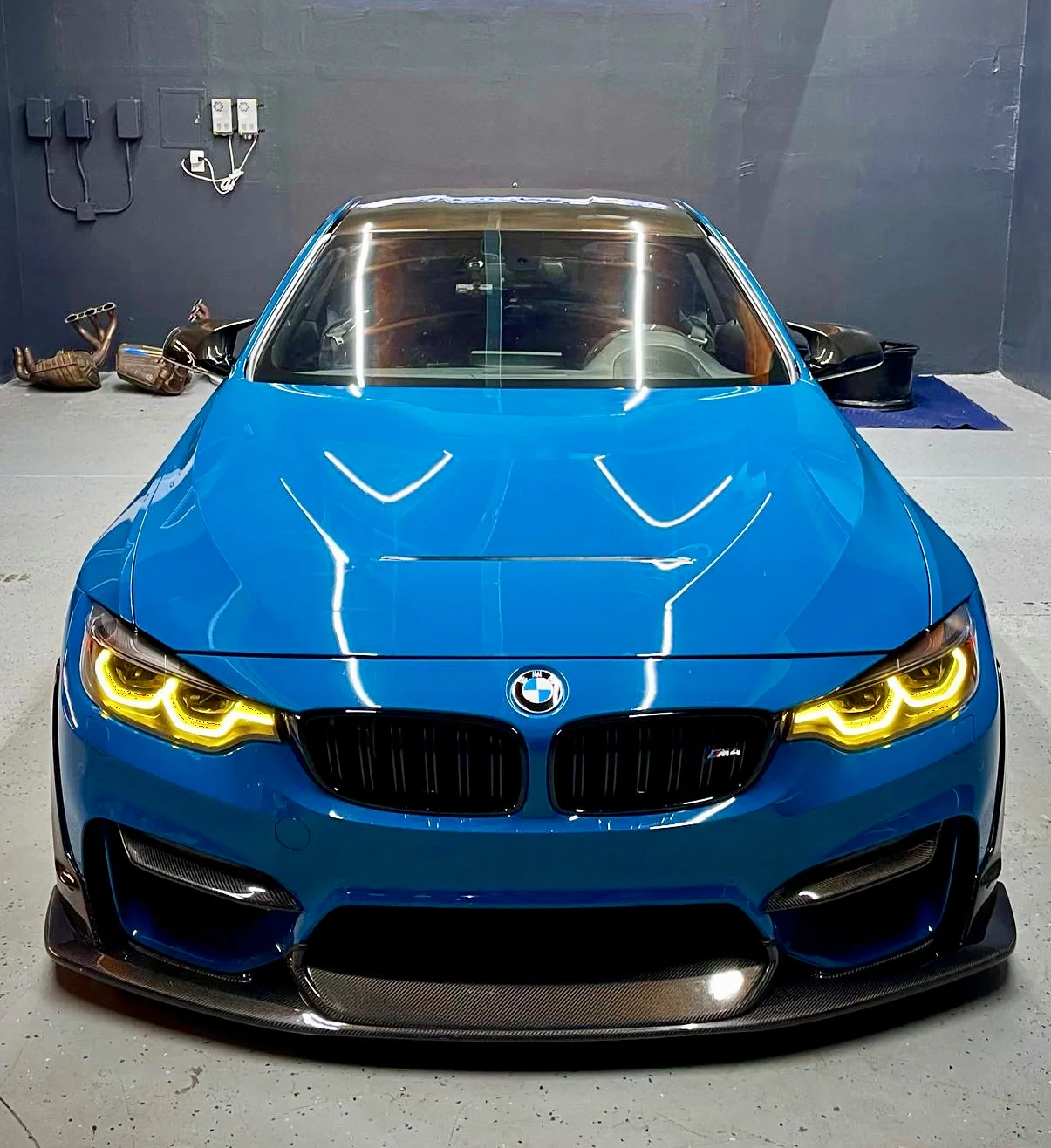 F80 M3 / F82 M4 LAPTORR-STYLE CARBON FIBER FRONT LIP – Karbon Auto