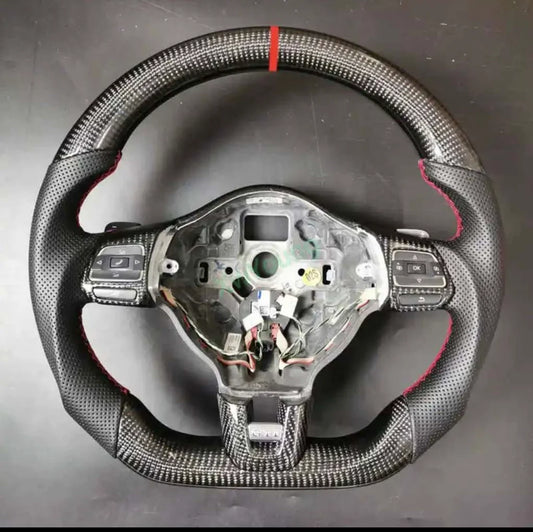 GOLF 6 GTI / 6R CARBON FIBER STEERING WHEEL