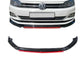 POLO 8 AW GLOSS BLACK FRONT LIP WITH RED LIP (4PC)