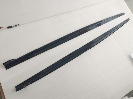 F44 COMPETITION STYLE GLOSS BLACK SIDE SKIRT EXTENSIONS