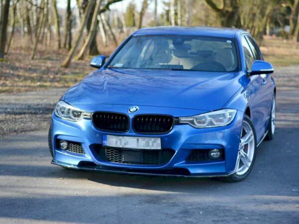 F30 3 SERIES MAXTON STYLE GLOSS BLACK FRONT LIP