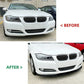 E90 3-SERIES NON M-SPORT MV-STYLE GLOSS BLACK FRONT LIP