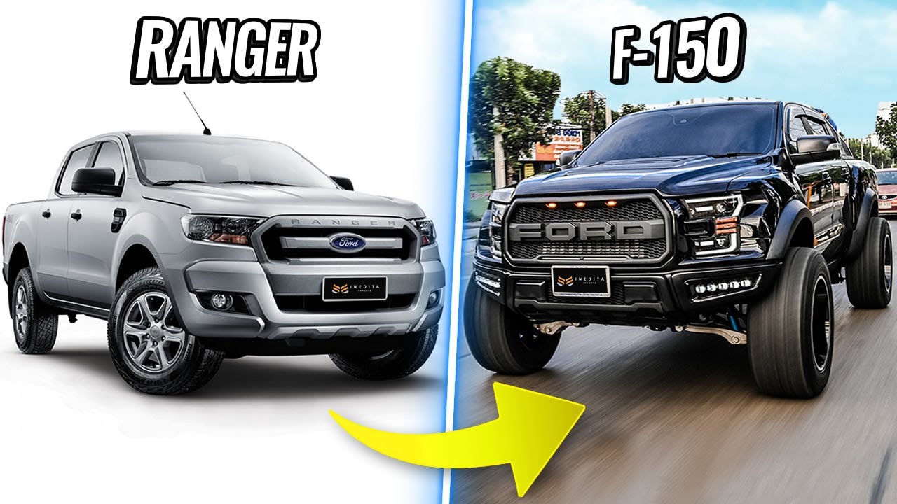 FORD RANGER RAPTOR F150 STYLE UPGRADE CONVERSION BODY KIT – Karbon Auto