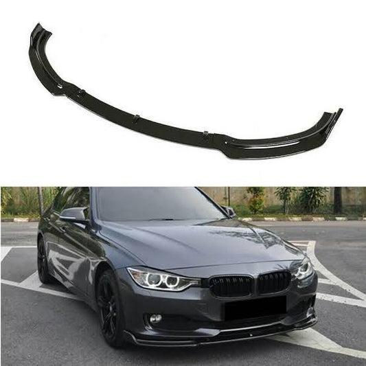 F30 3 SERIES (NON M-SPORT) MAXTON STYLE GLOSS BLACK FRONT SPOILER