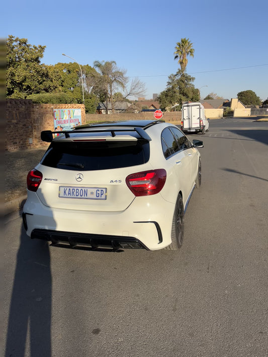 MERC W176 A-CLASS A45 EDITION 1 STYLE ROOF SPOILER