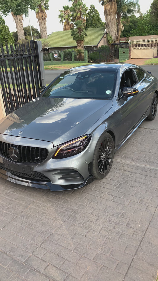 MERC W205 C-CLASS BRABUS STYLE FRONT LIP