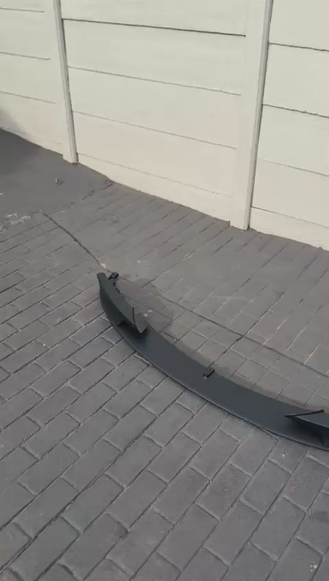 F30 3-SERIES M PERFORMANCE STYLE MATTE BLACK FRONT LIP