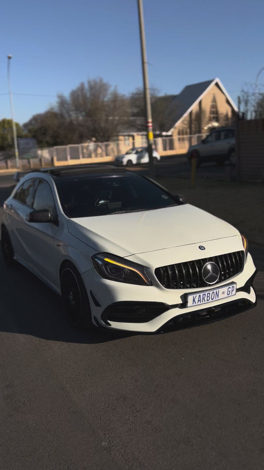 MERC W176 A45 FACELIFT AERO STYLE BUMPER CANARDS