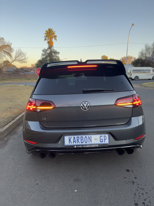 GOLF 7 / 7.5 OETTINGER STYLE GLOSS BLACK REAR BOOT WING