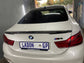 F82 M4 PERFORMANCE STYLE CARBON FIBRE BOOT SPOILER