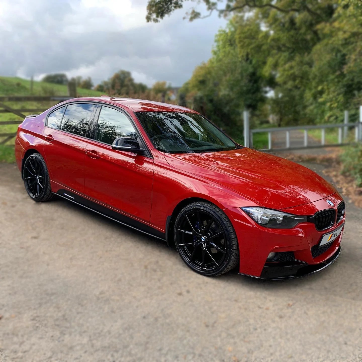 F30 3 SERIES M SPORT GLOSS BLACK M PERFORMANCE STYLE BODY KIT