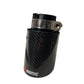 AKRAPOVIC STYLE BLACK CARBON FIBRE SINGLE EXHAUST TIP