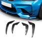 F87 M2 AC STYLE CARBON FIBRE FRONT BUMPER CANARDS