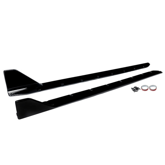 G80 M3 GLOSS BLACK M PERFORMANCE SIDE SKIRT EXTENSIONS