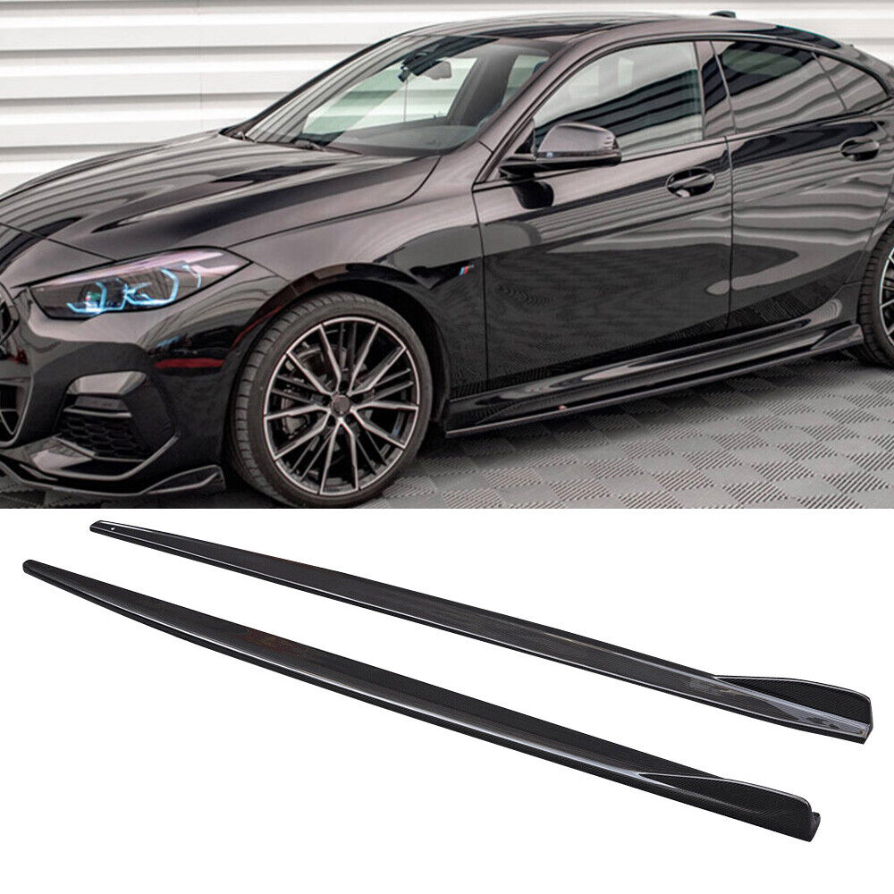 F44 COMPETITION STYLE GLOSS BLACK SIDE SKIRT EXTENSIONS