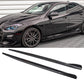 F44 COMPETITION STYLE GLOSS BLACK SIDE SKIRT EXTENSIONS