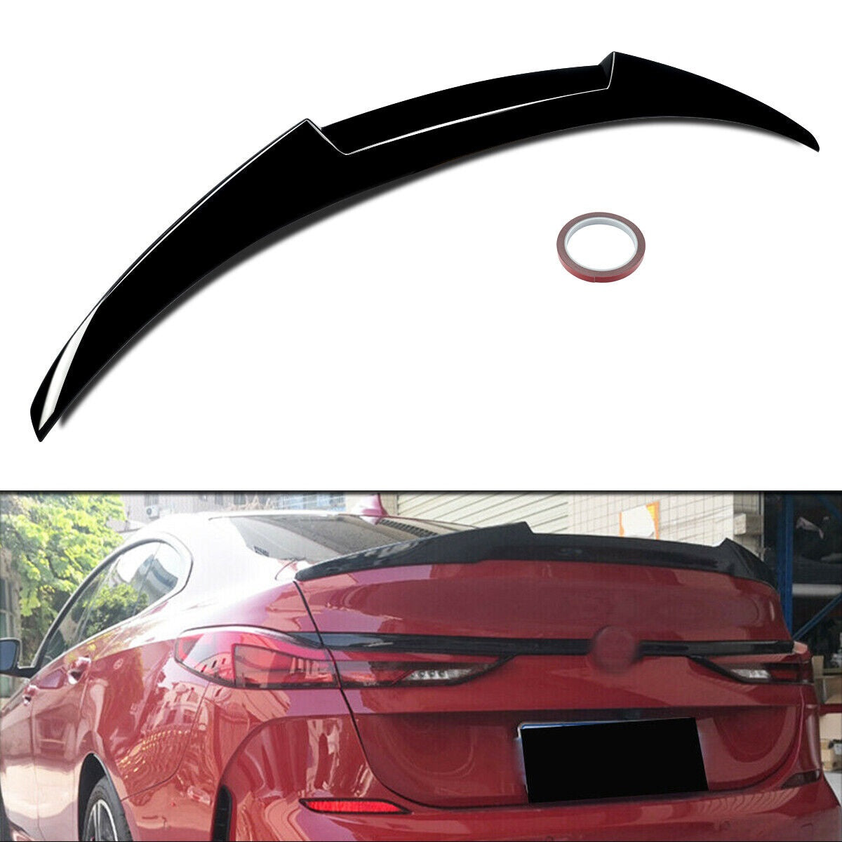 F44 2 SERIES M4 STYLE GLOSS BLACK BOOT SPOILER