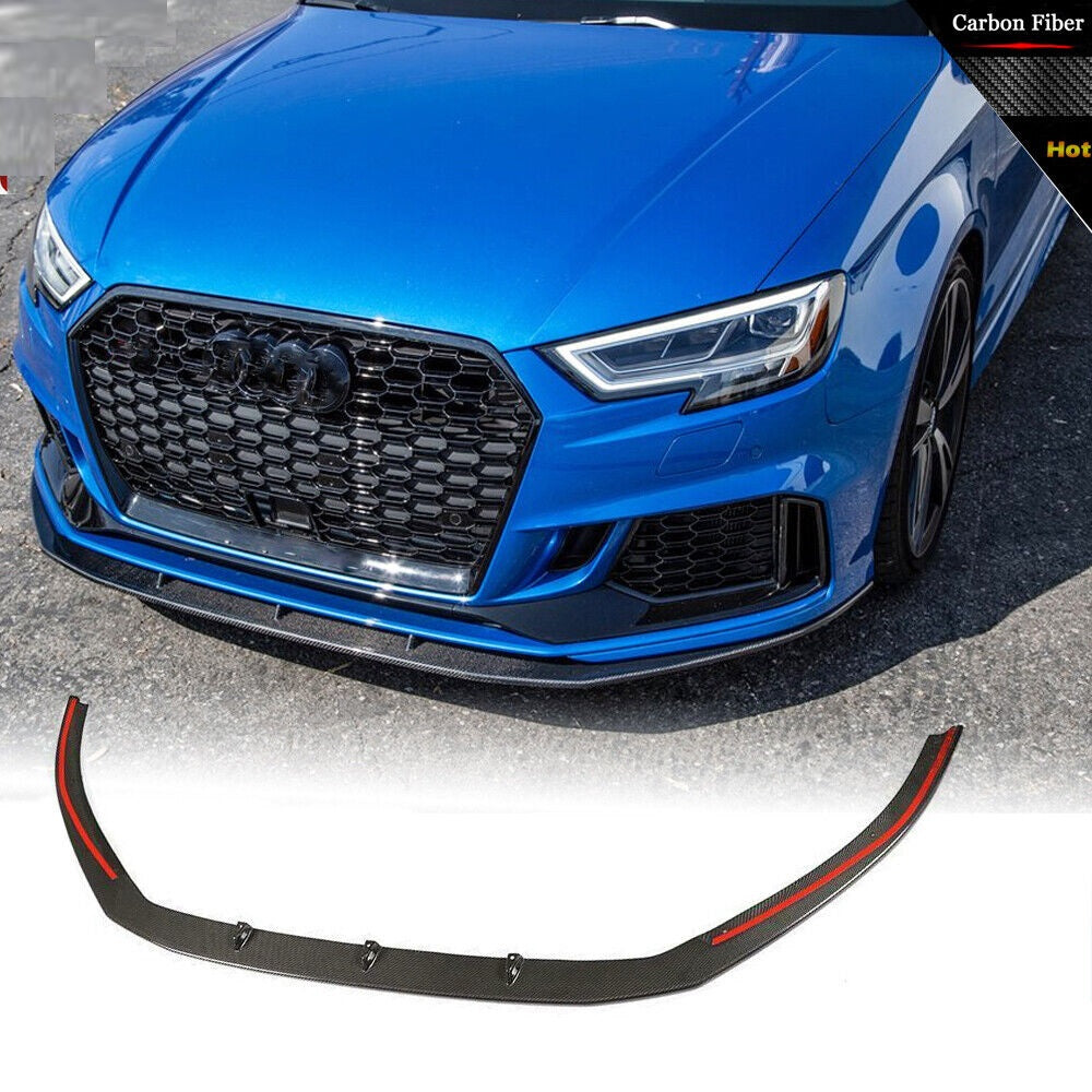 AUDI RS3 8V.2 CARBON FIBRE MAXTON STYLE FRONT LIP