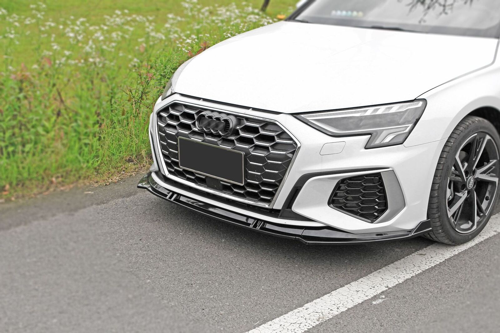 Protection Pare-chocs Pour Audi A3 Sportback 4 (IV) 8Y S-Line - Film Autocollant En Cuir Carbone, 2020-2025 - 10
