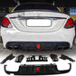 MERC W205 C-CLASS SEDAN F1 LED BRABUS STYLE DIFFUSER