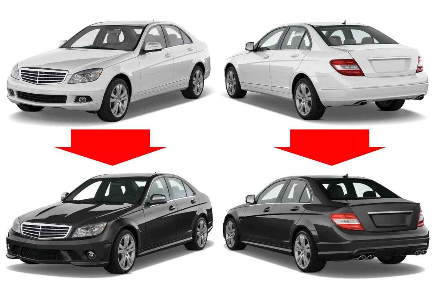 MERC W204 PRE FACELIFT C63 STYLE BODYKIT Karbon Auto merc-w204-pre-facelift-c63-style-bodykit-karbon-auto