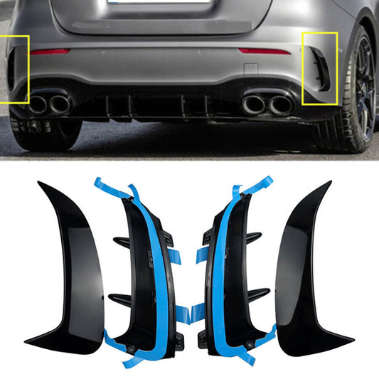 MERC W177 A-CLASS REAR BUMPER CANARDS