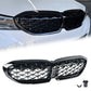 G20 3-SERIES DIAMOND GLOSS BLACK KIDNEY GRILLES