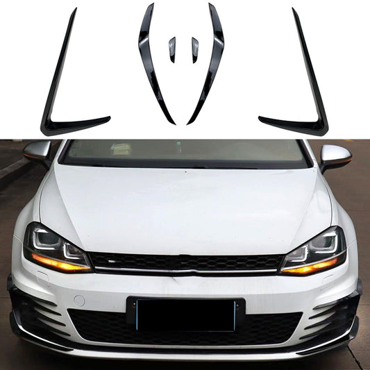 GOLF 7 GTI FRONT BUMPER SIDE AIR VENT TRIM COVER - 6PCS