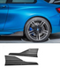 F87 M2 CARBON FIBRE SIDE SKIRT SPLITTERS