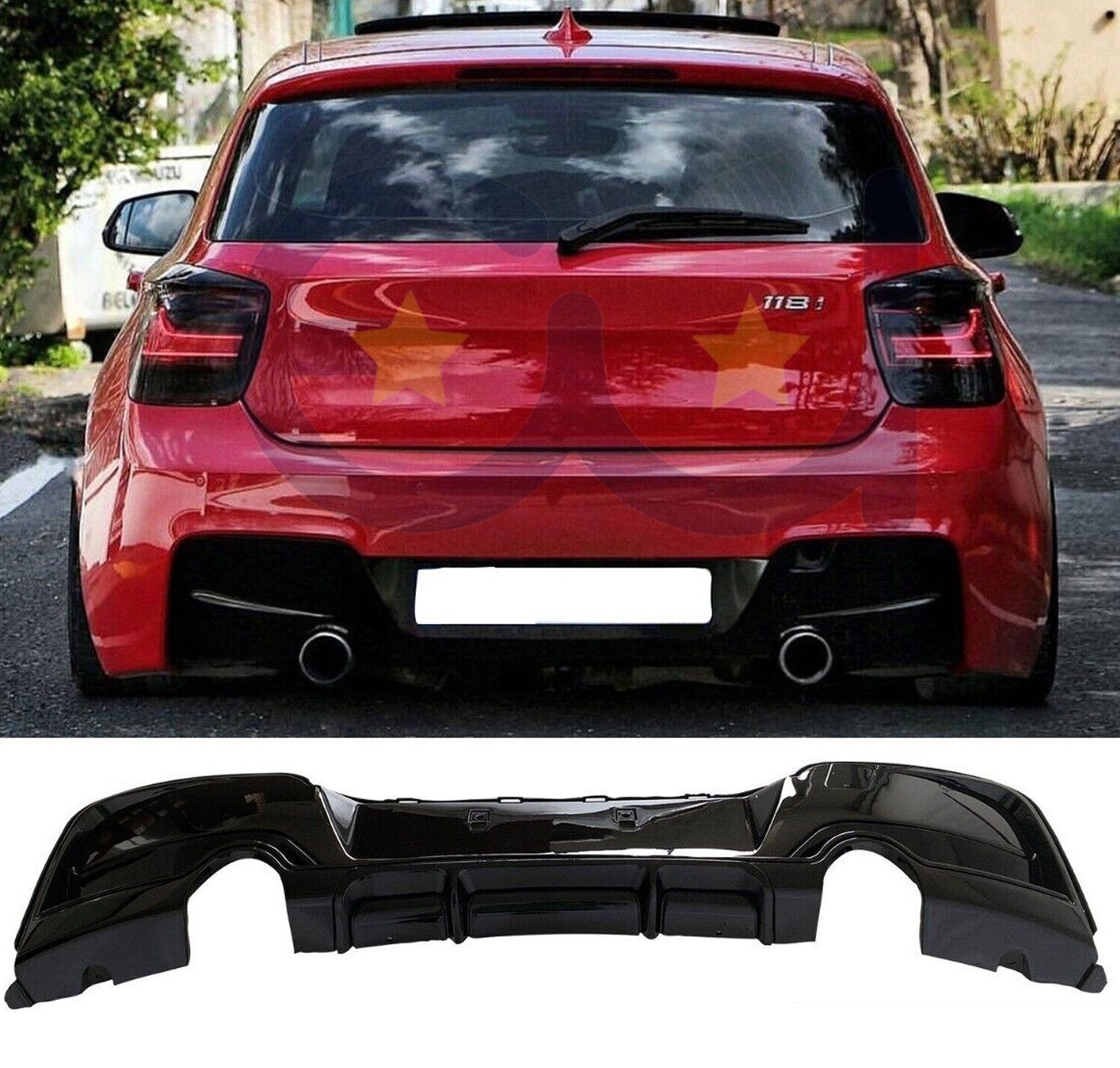 F20 M PERFORMANCE-STYLE REAR DIFFUSER (DUAL SINGLE PIPE EXIT) – Karbon Auto