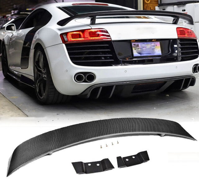 AUDI R8 GT STYLE CARBON FIBRE WING SPOILER – Karbon Auto