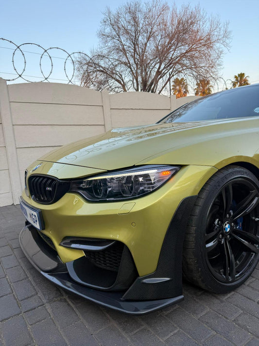 F80 M3 / F82 M4 LAPTORR-STYLE CARBON FIBER FRONT LIP