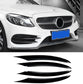 MERC W205 C-CLASS AERO STYLE 4-PC FRONT BUMPER CANARDS