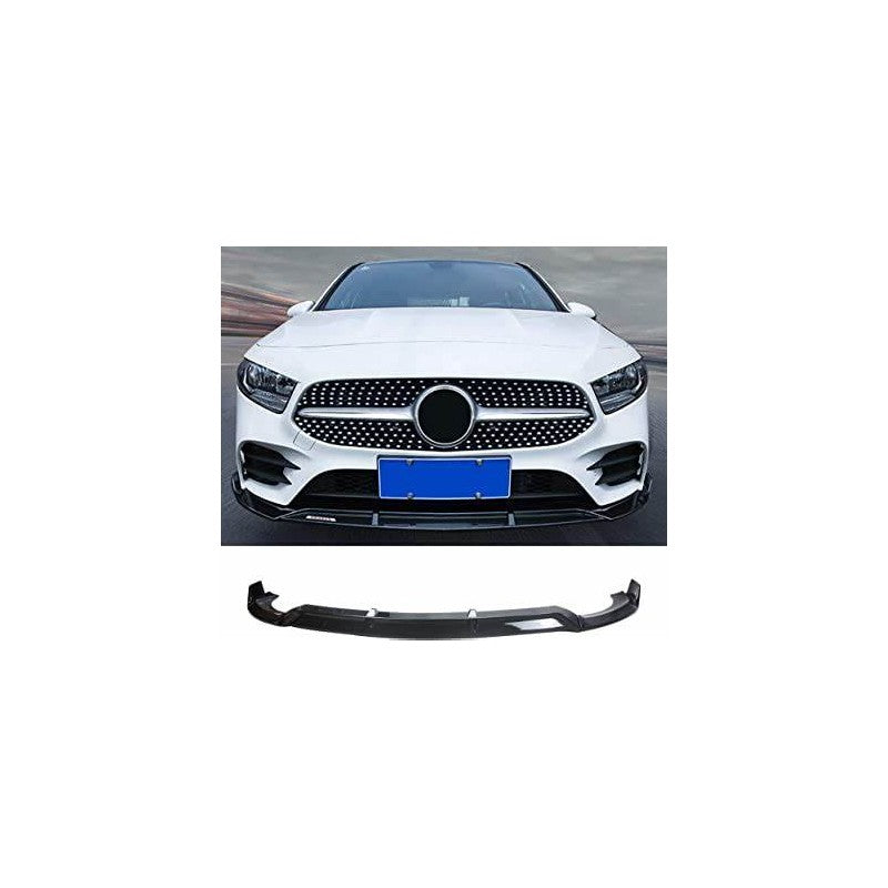 CAR FRONT BUMPER SPOILER LIP SPLITTER FOR MERCEDES E CLASS W213 E260 E300 E43 AMG SPORT 2017 2018 2019