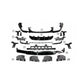 X253 20+ GLC63  REAR DIFFUSER WITH TAILPIPE